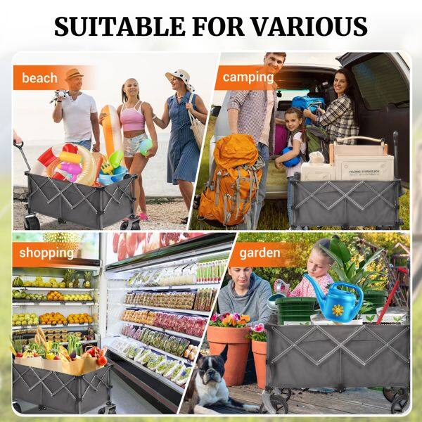 SUITABLE FOR VARIOUS

- beach
- camping
- shopping
- garden