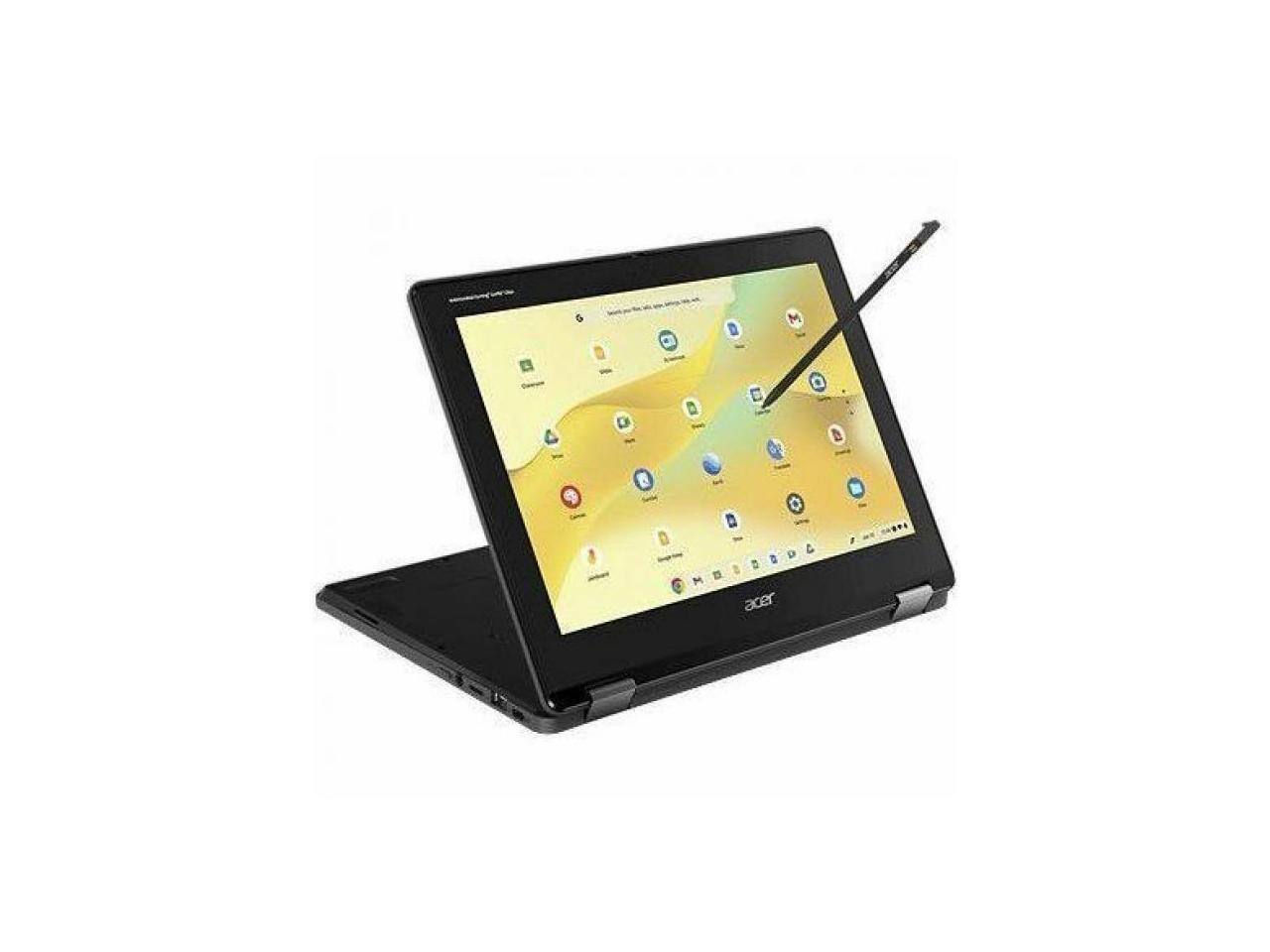 Alt View 2. Acer - Acer Chromebook Spin 512 R857TN 12.2" Touchscreen 2-in-1 - Intel N250 - 8 GB - 64 GB - Black - Black.