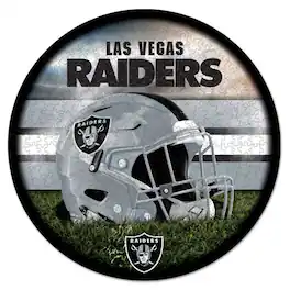 WinCraft - Las Vegas Raiders Round 500-Piece Puzzle - Multicolor