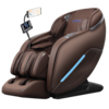 Front. MassaMax - Mythia 2026 Full Body Massage Chair,Zero Gravity with Heat Therapy,Foot Roller Massage - Brown.