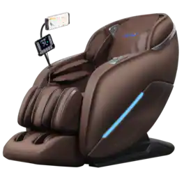 MassaMax - Mythia 2026 Full Body Massage Chair,Zero Gravity with Heat Therapy,Foot Roller Massage - Brown
