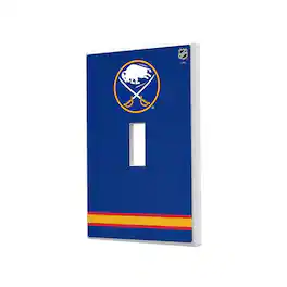 Keyscaper - Buffalo Sabres Single Toggle Lightswitch Plate - Multicolor