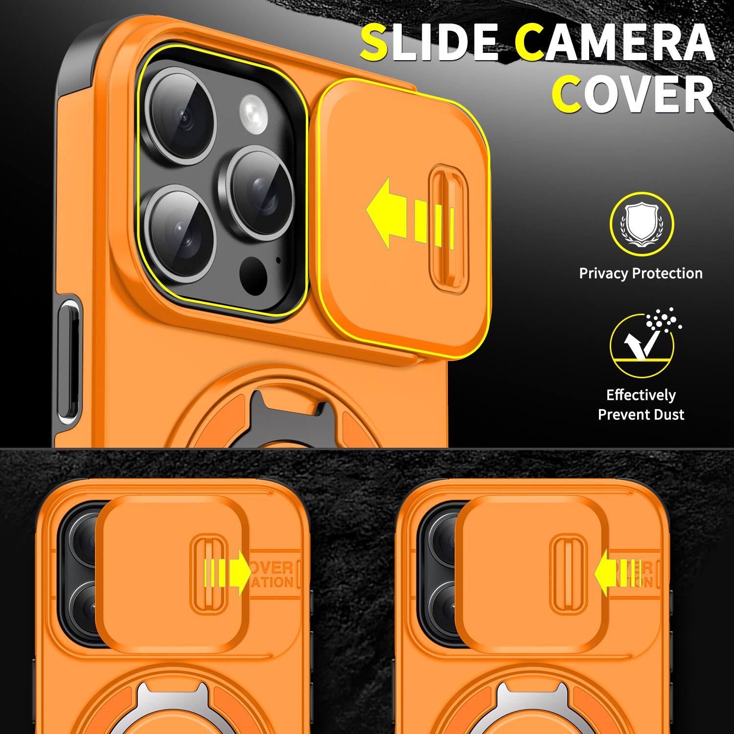 SLIDE CAMERA COVER

Privacy Protection

Effectively Prevent Dust