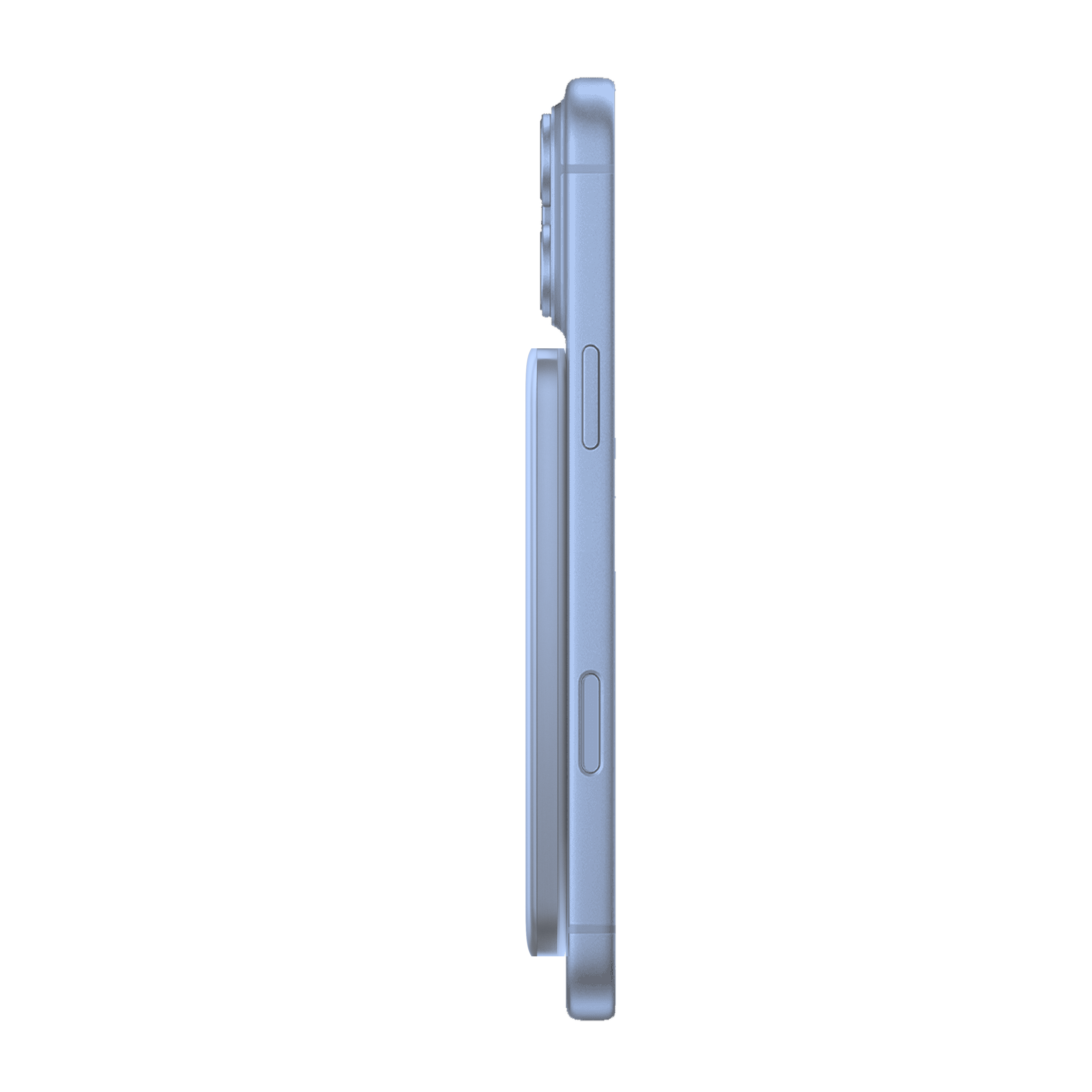 Left. BMX - SolidSafe AIR 5K Magnetic Solid-State Power Bank - Light Blue.
