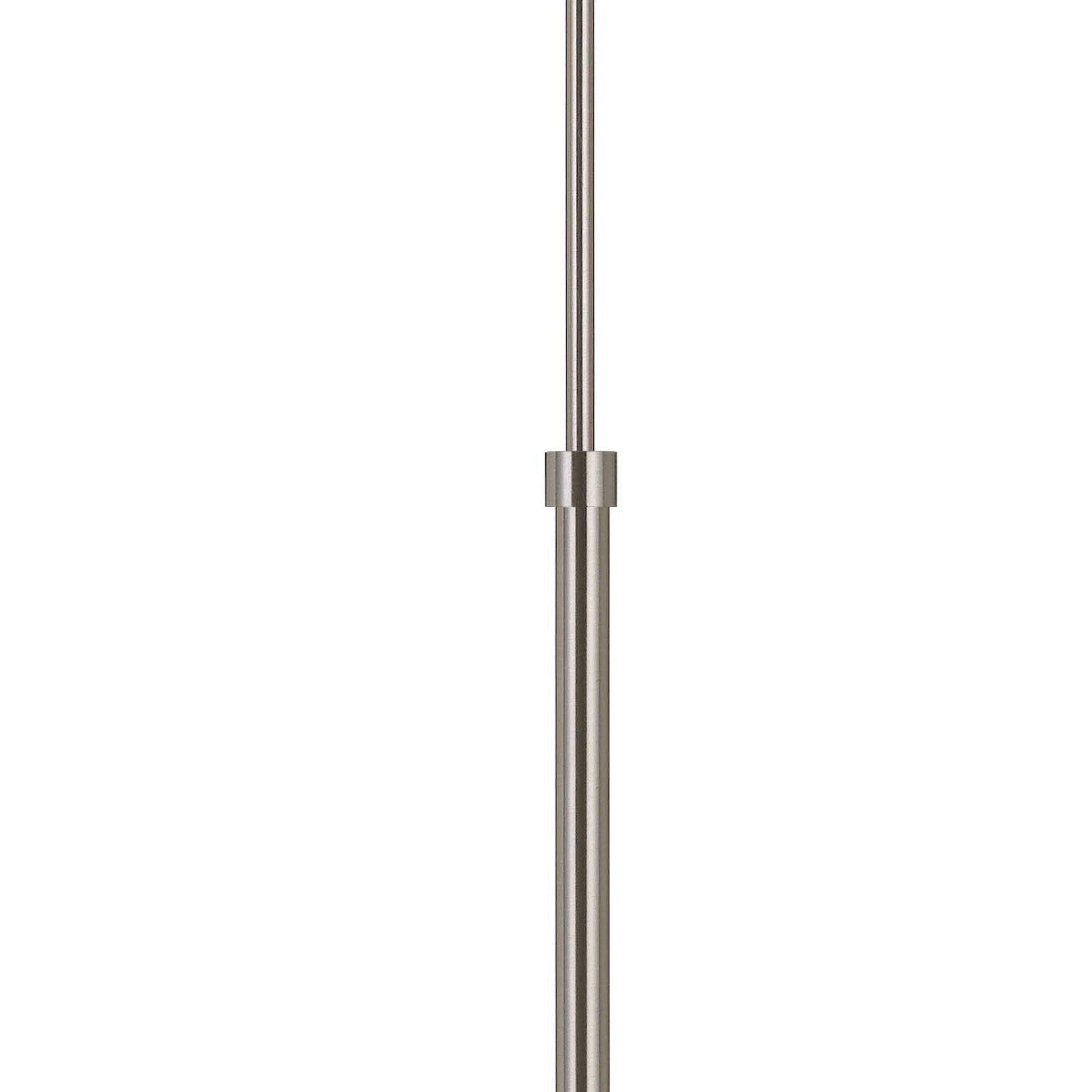 Left. Manhattan Lane - 10W LED Adjustable Metal Floor Lamp with Swing Arm, Chrome.
