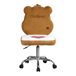 Impressions Vanity Co. - Care Bears™ Tenderheart Bear Swivel Vanity Chair - Brown