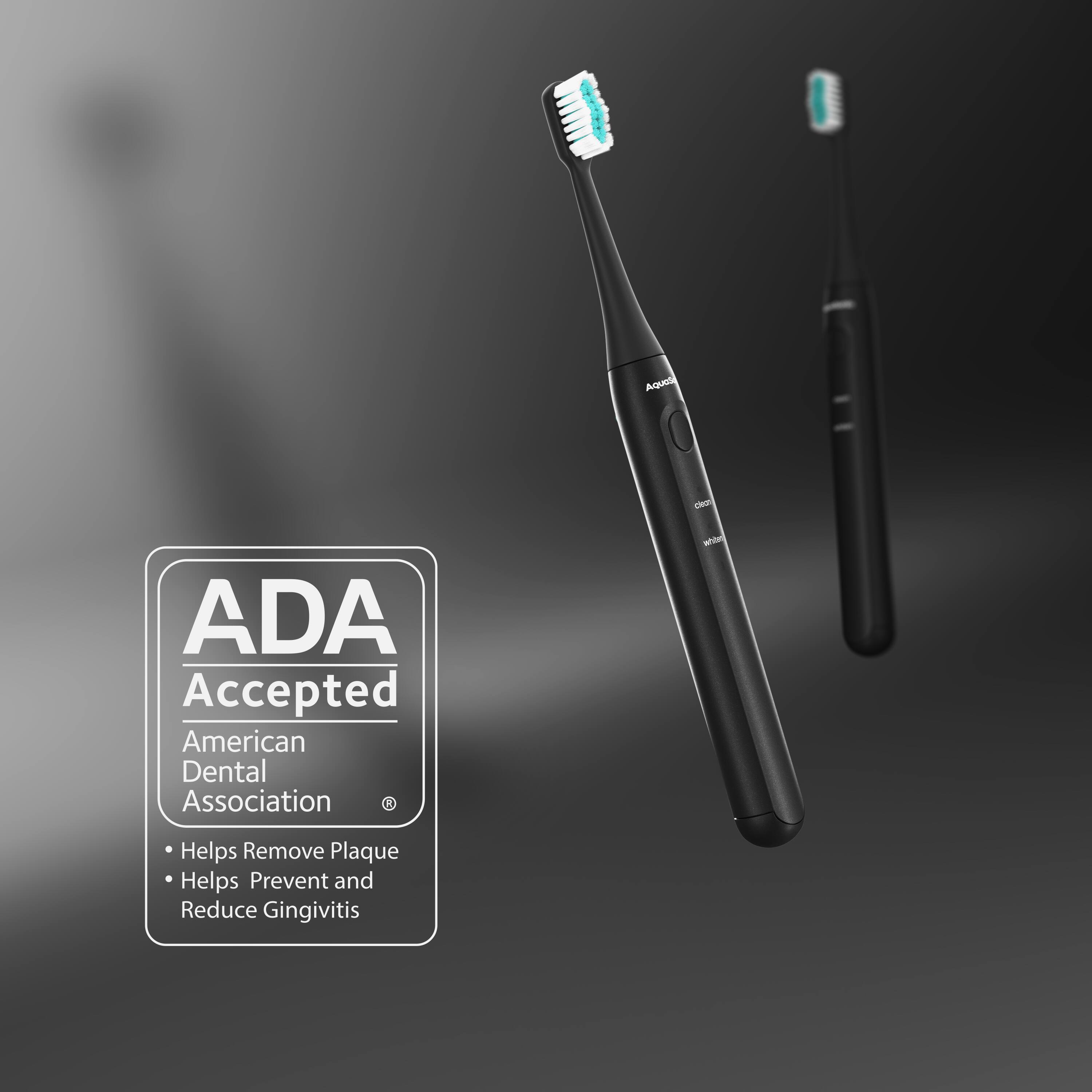 ADA Accepted  
American Dental Association  
Helps Remove Plaque  
Helps Prevent and Reduce Gingivitis