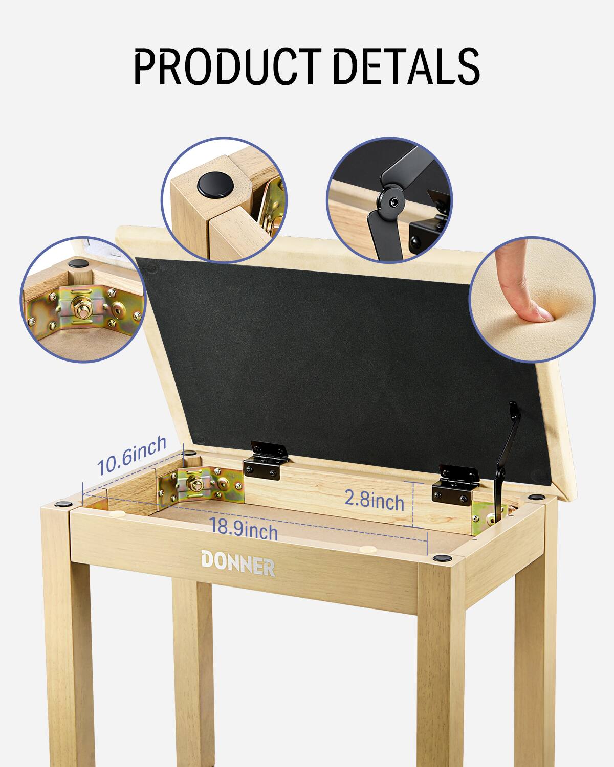 PRODUCT DETAILS

10.6inch
18.9inch
2.8inch
DONNER