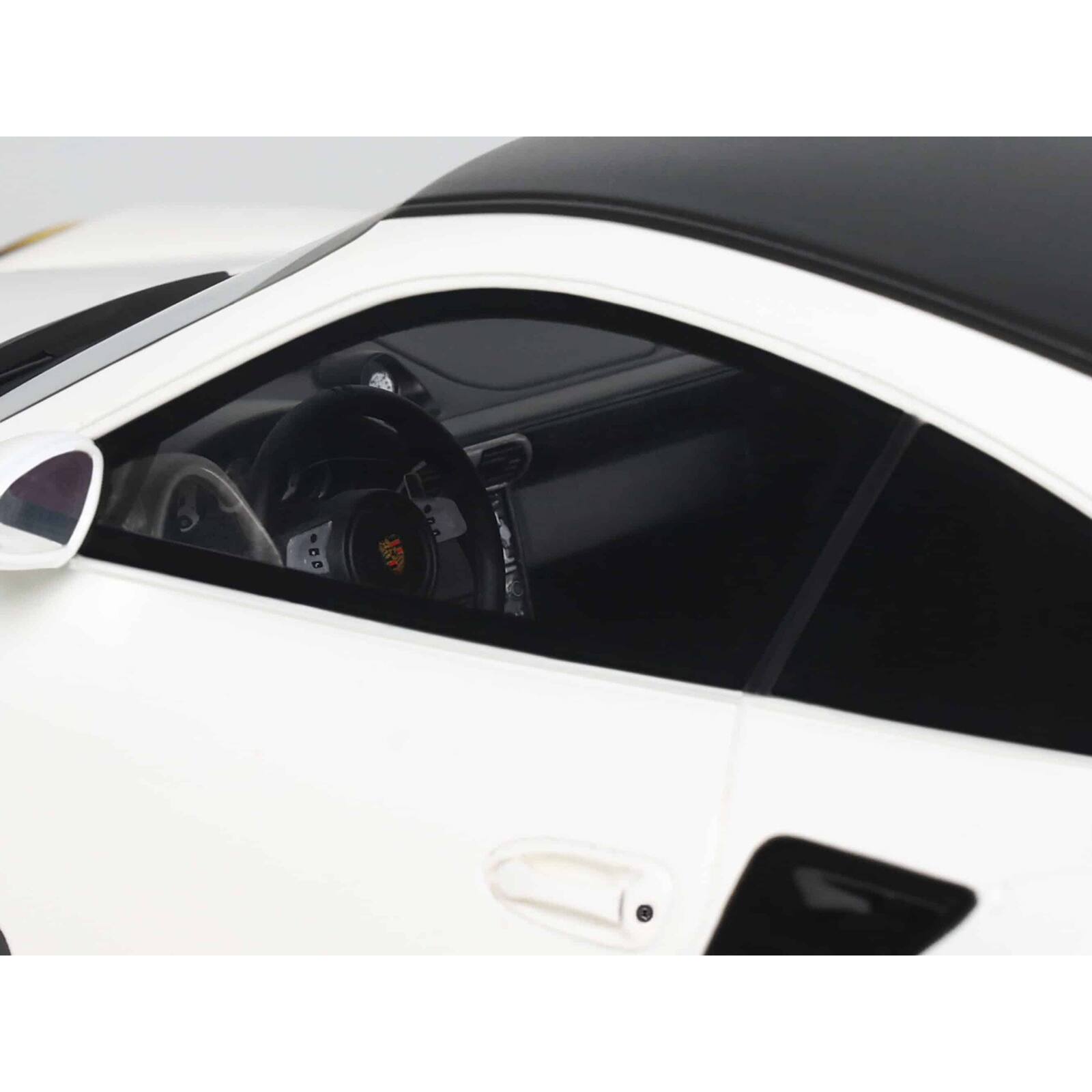 Alt View 1. GT Spirit - 2024 Porsche 911 Turbo LB-Works White with Black Top 1/18 Model Car by GT Spirit.