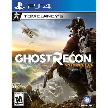 PS4™
TOM CLANCY'S
GHOST RECON WILDLANDS
MATURE 17+
M ESRB
UBISOFT - M (Mature 17+)