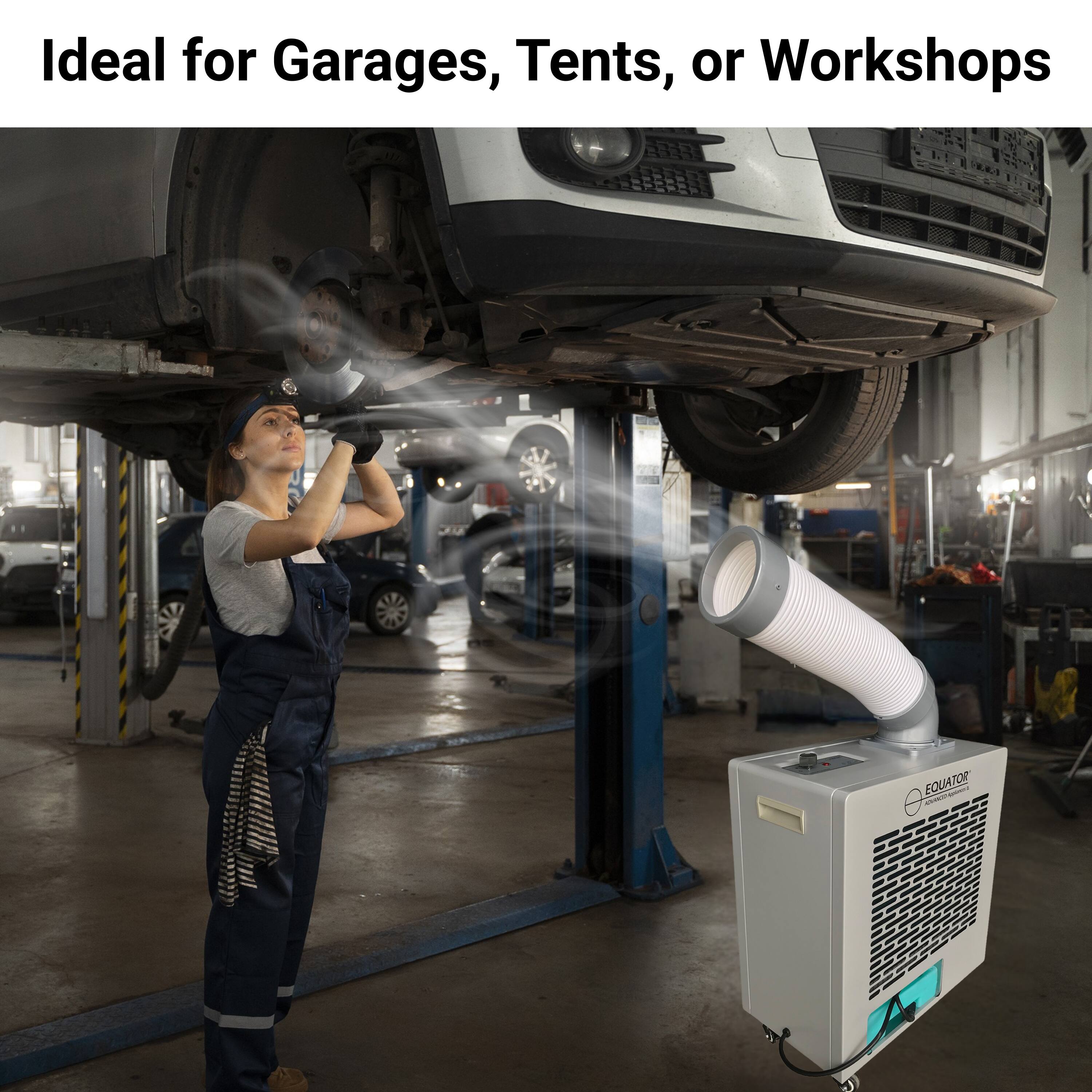 Ideal for Garages, Tents, or Workshops

Ideal for Garages, Tents, or Workshops
