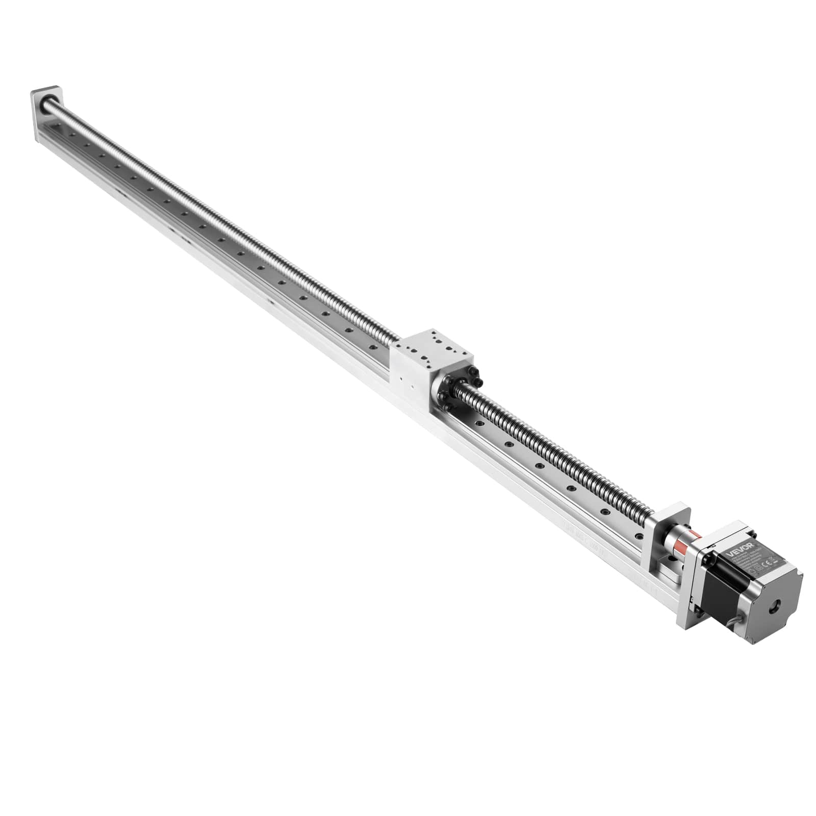 VEVOR - Linear Guide, 1000 mm Stroke Work Size, Ball Screw Motion CNC Linear Guide Stage Actuator - Silver