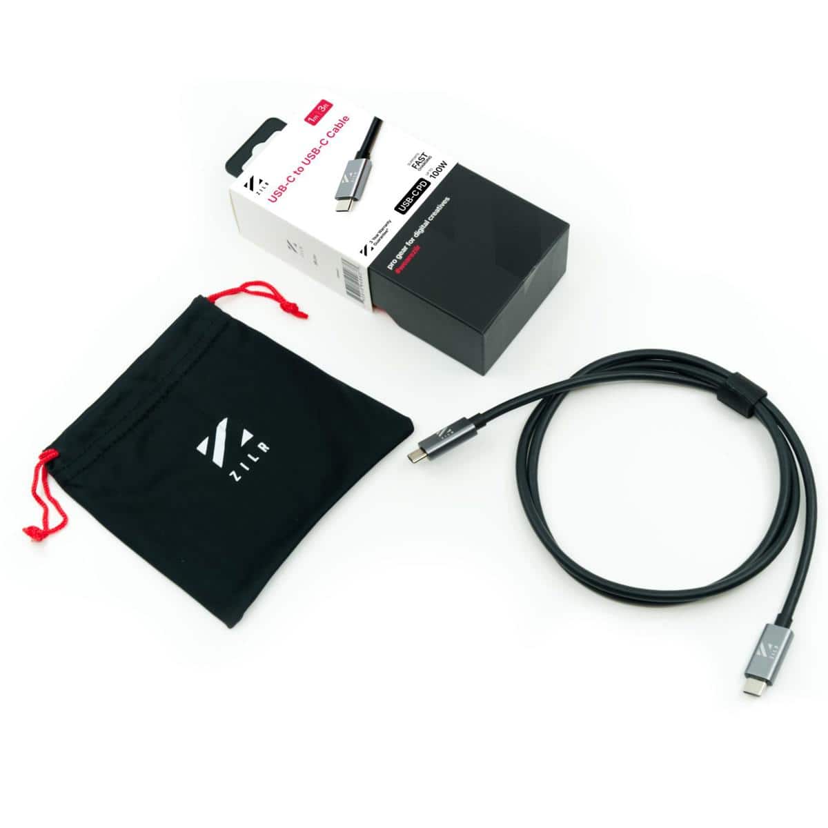 ZILR - 3.3' Gen 2 USB-C to USB-C Cable