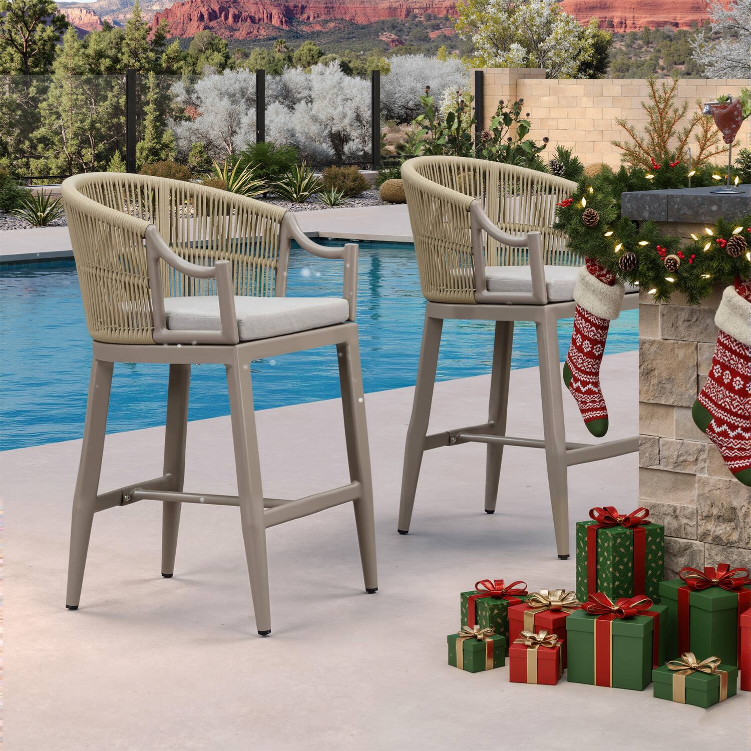 Champagne-Counter Stool