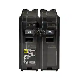 Square D - HomeLine 25 amps Surge 2-Pole Circuit Breaker