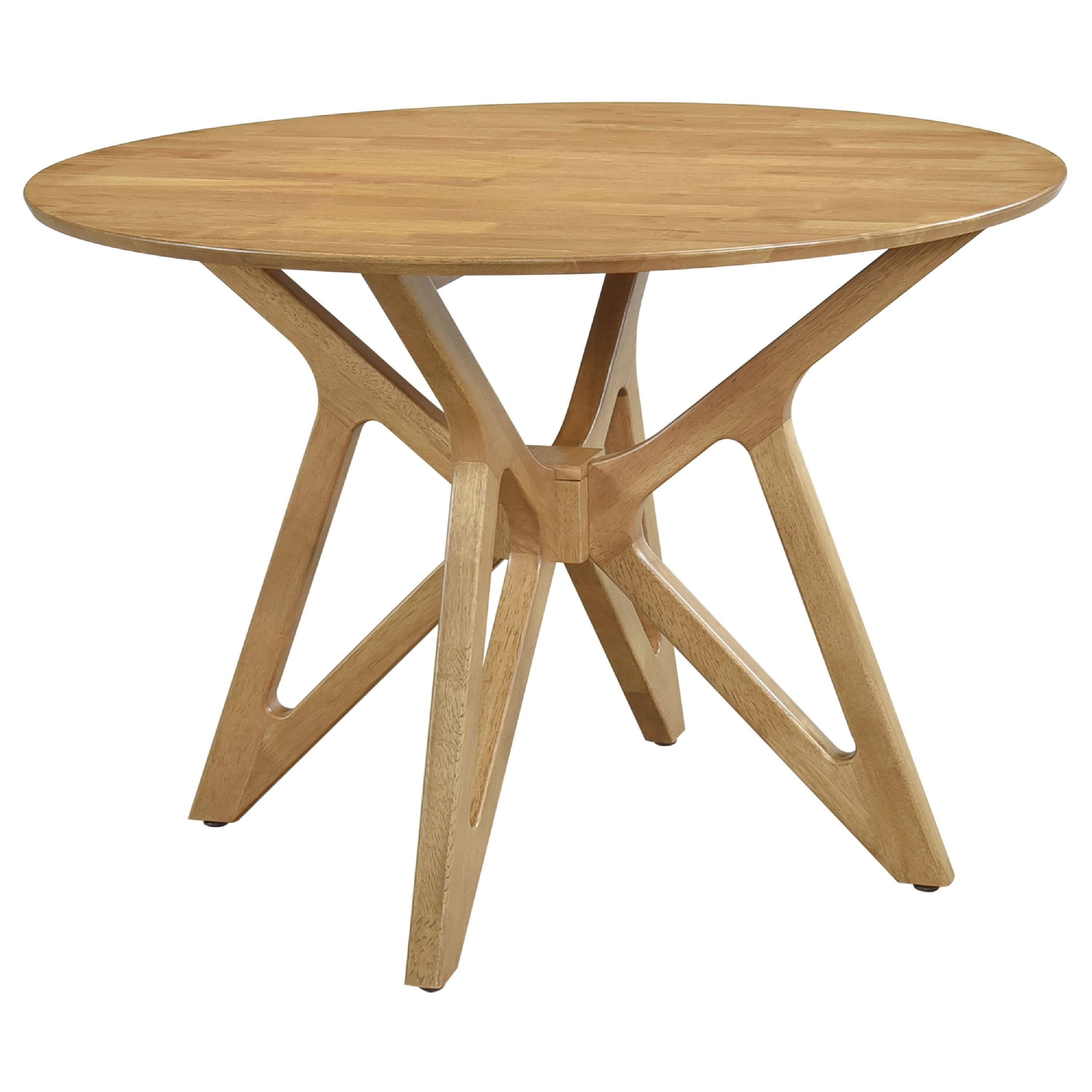 Alt View 1. Manhattan Lane - Evans 5pc Dining Table 4 Chair Set, Angled Base - Walnut Brown.