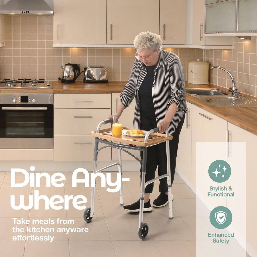 Dine Anywhere

Take meals from the kitchen anywhere effortlessly

Stylish & Functional

Enhanced Safety