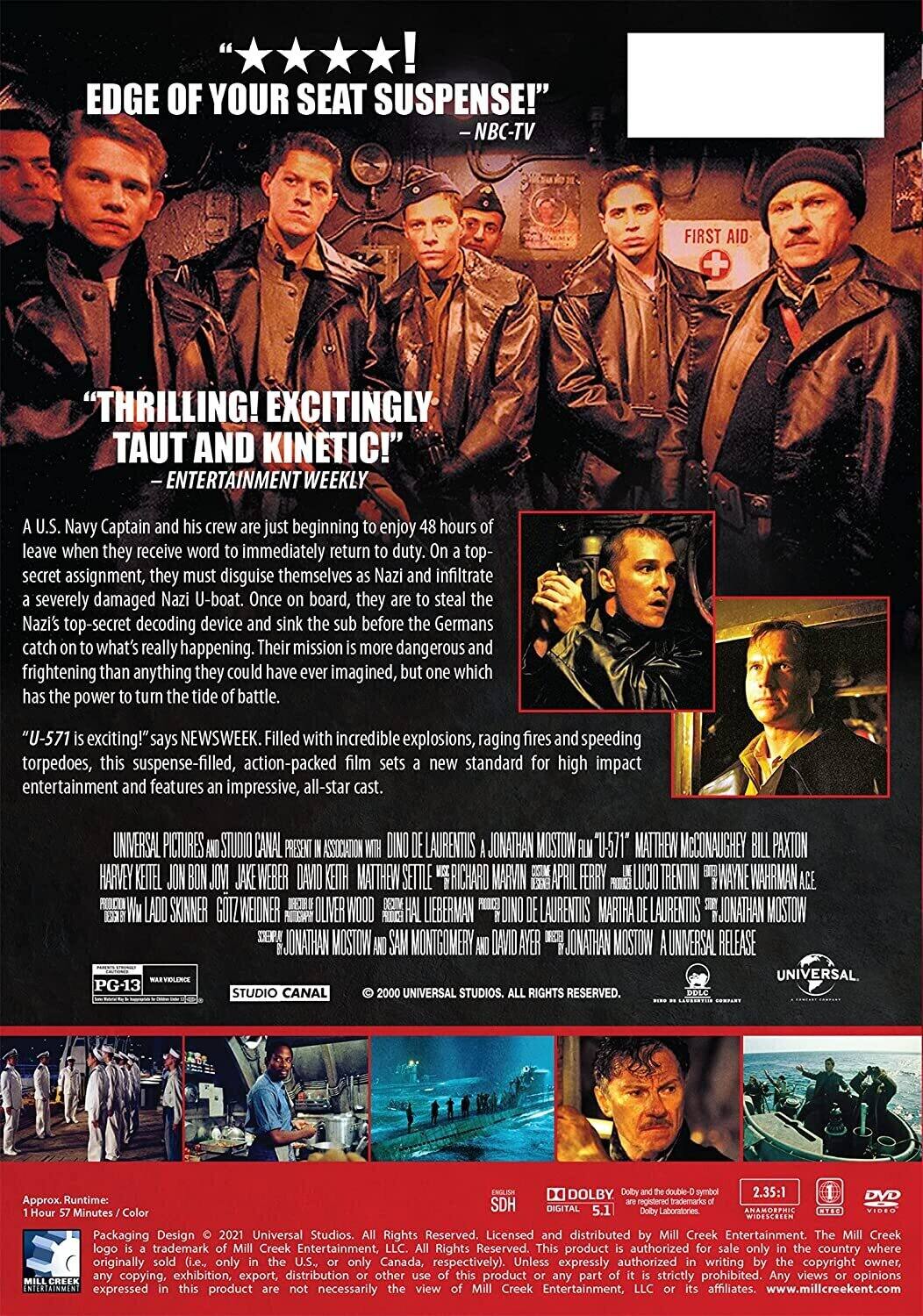 Alt View 1. U-571   - DVD.