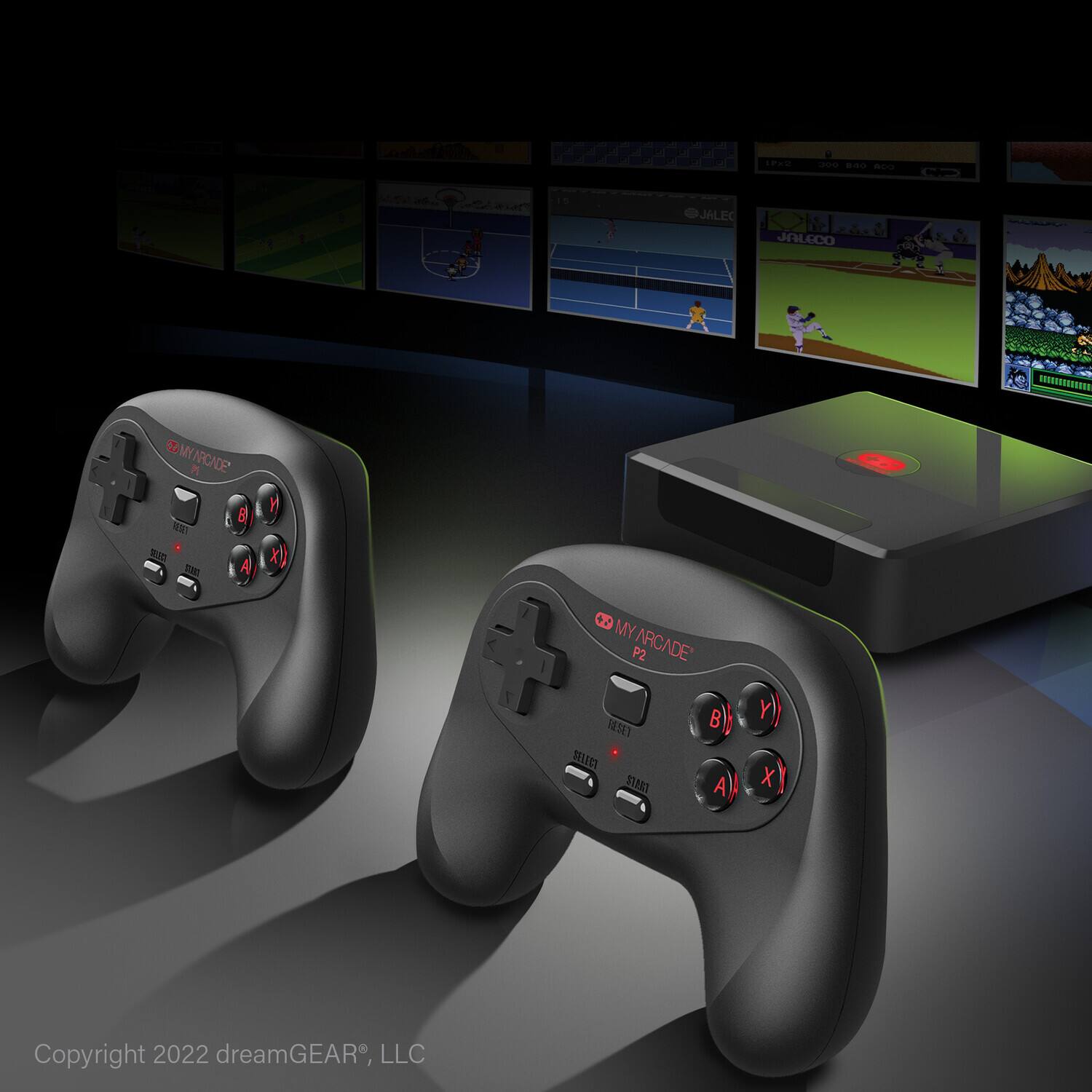 d d - - d JALEC JALECO n Y EN1910101018 M MY P ACADE B a C A Y X + MY MYARCADE P2 DE RESET B) a A A) Y X

Copyright 2022 dreamGEAR, LLC