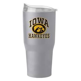 Logo Brands - Iowa Hawkeyes 30oz. Stone Powder Coat Tumbler - Multicolor