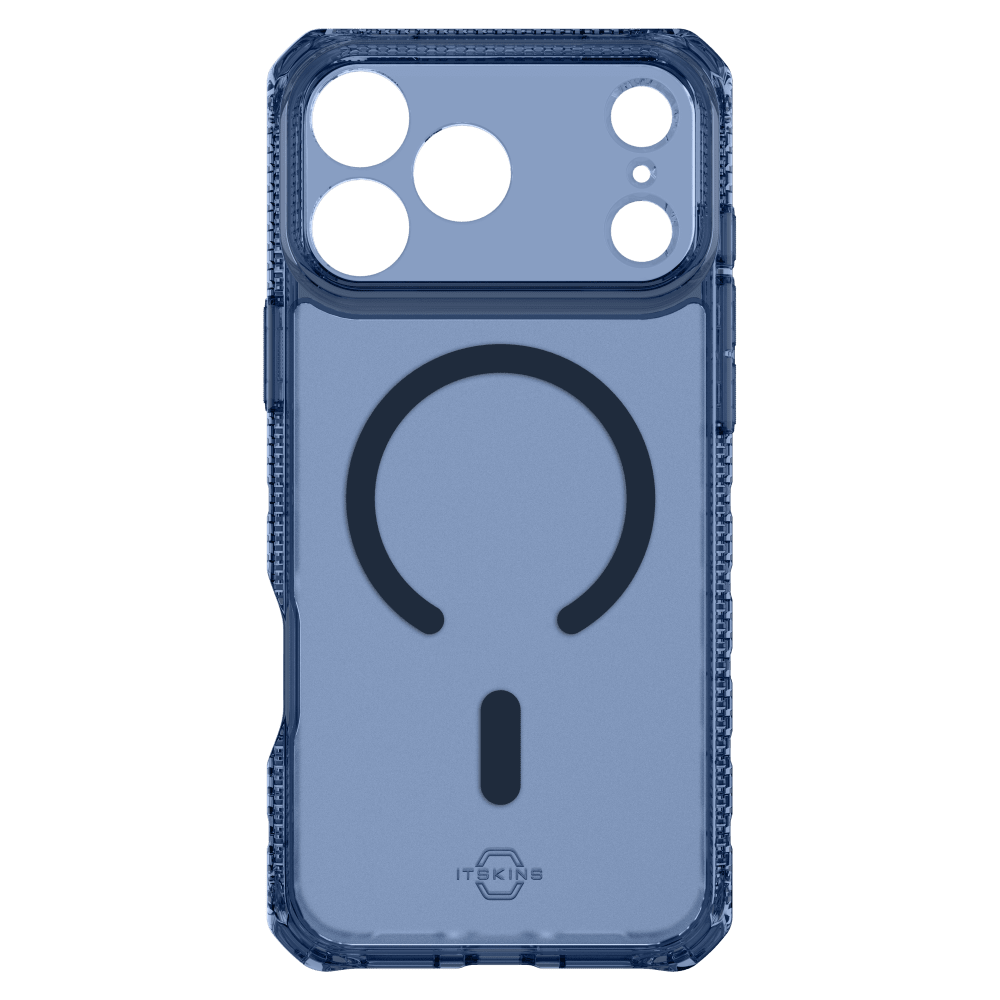 Alt View 3. Itskins - HYBRID R // VAPOR MagSafe Case for Apple iPhone 18 Pro Max / 17 Pro Max - Navy.
