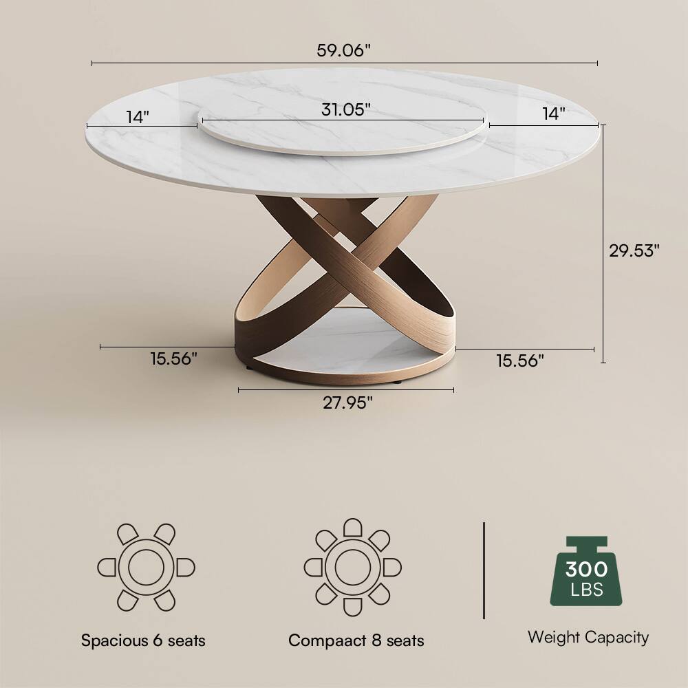 59.06" 14" 31.05" 14" 29.53" 15.56" 15.56" 27.95" 300 LBS Spacious 6 seats Compact 8 seats Weight Capacity