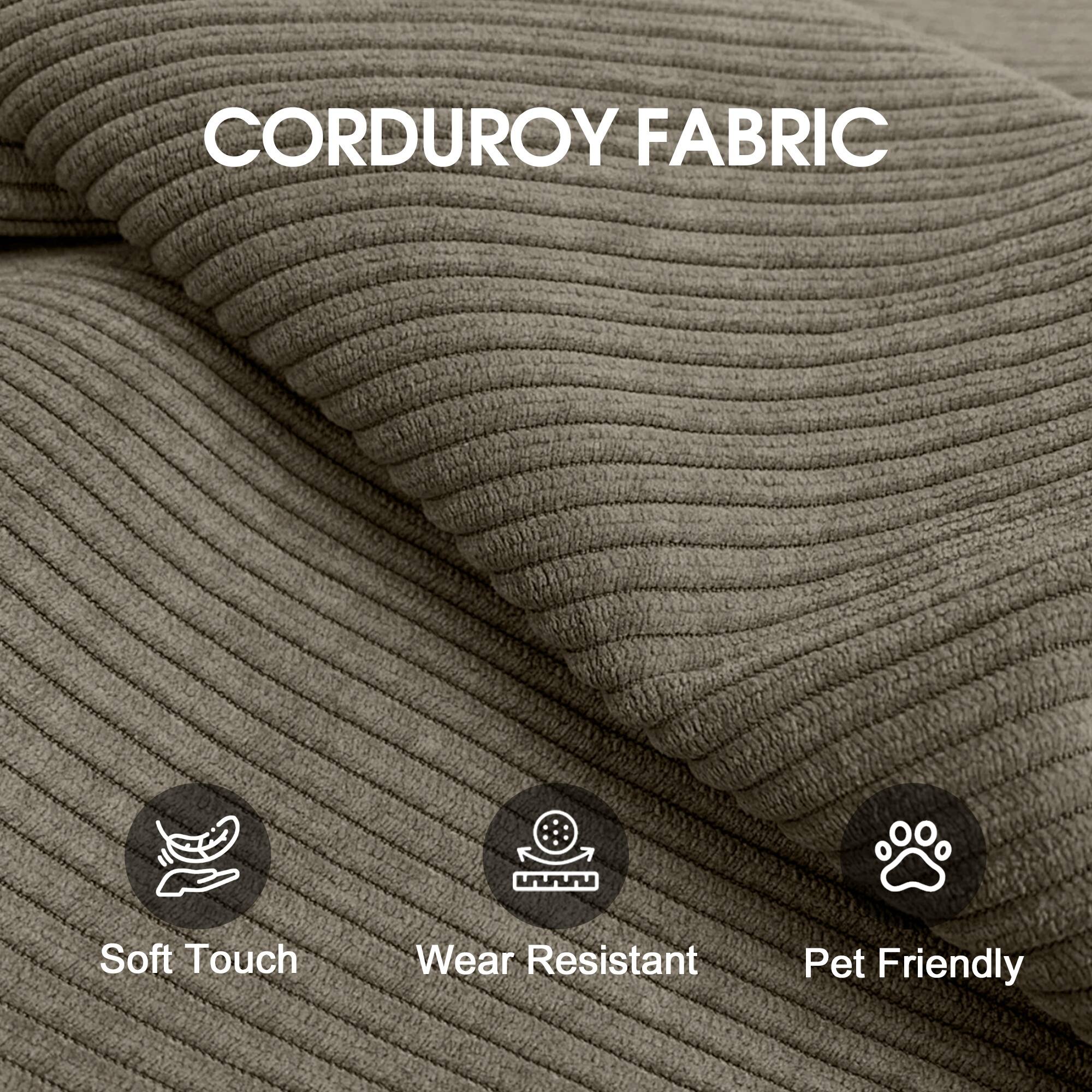 CORDUROY FABRIC

- Soft Touch
- Wear Resistant
- Pet Friendly