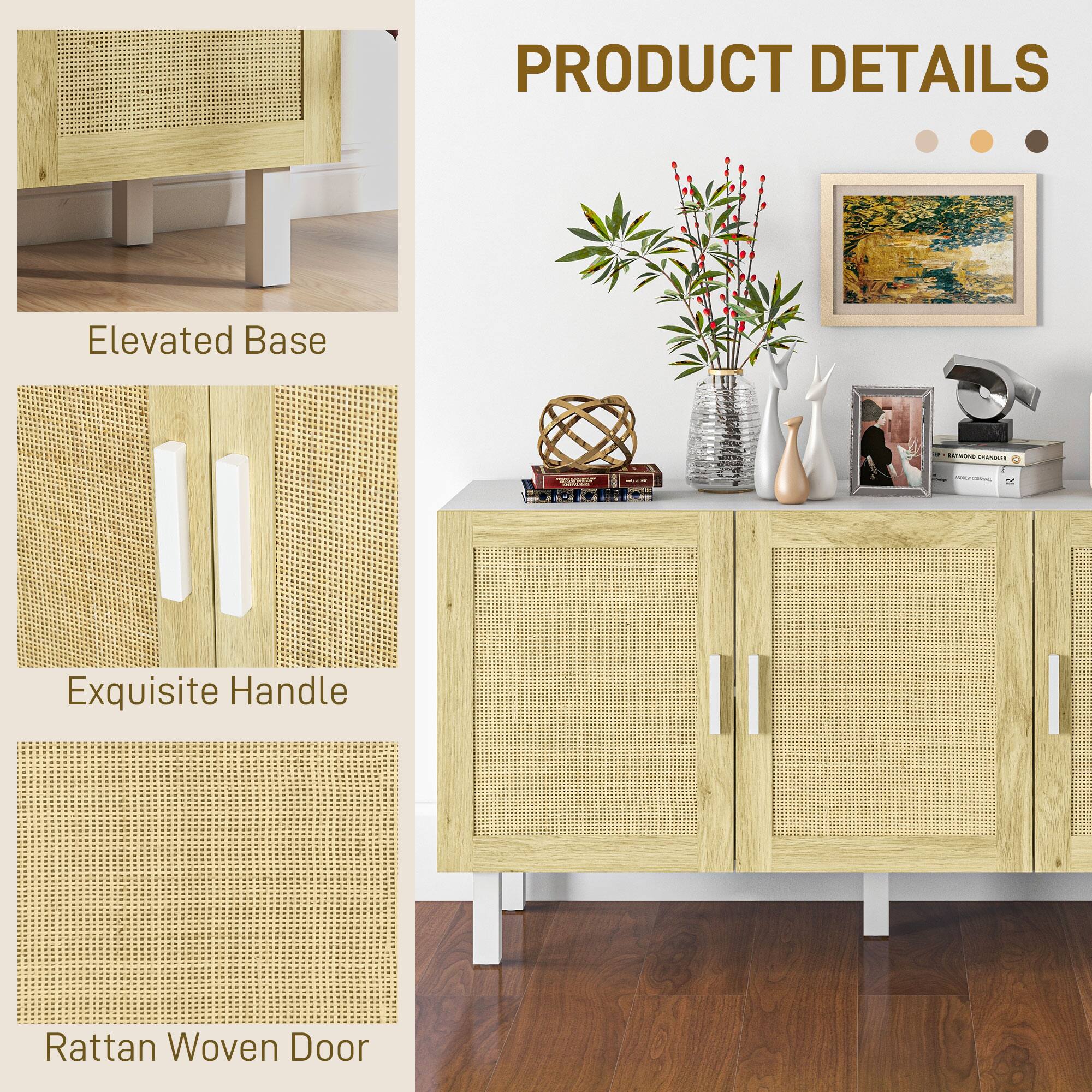 PRODUCT DETAILS
Elevated Base
Exquisite Handle
Rattan Woven Door