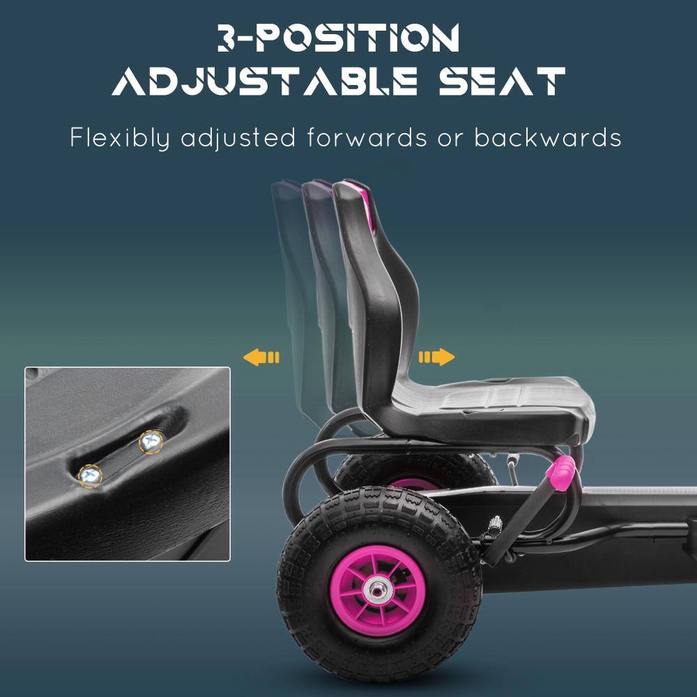 3-POSITION ADJUSTABLE SEAT  
Flexibly adjusted forwards or backwards