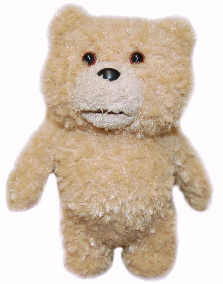 Commonwealth Toys - Ted The Movie 8" Ted Plush With Sound: PG Version - Beige