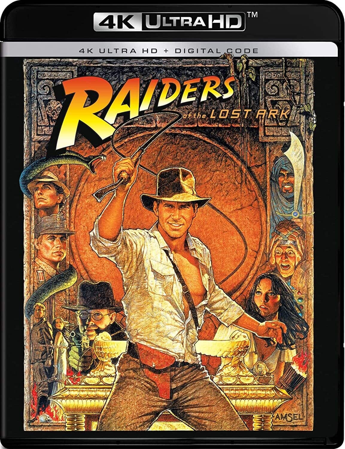 Front. Indiana Jones and the Raiders of the Lost Ark   - 4K Blu-Ray.
