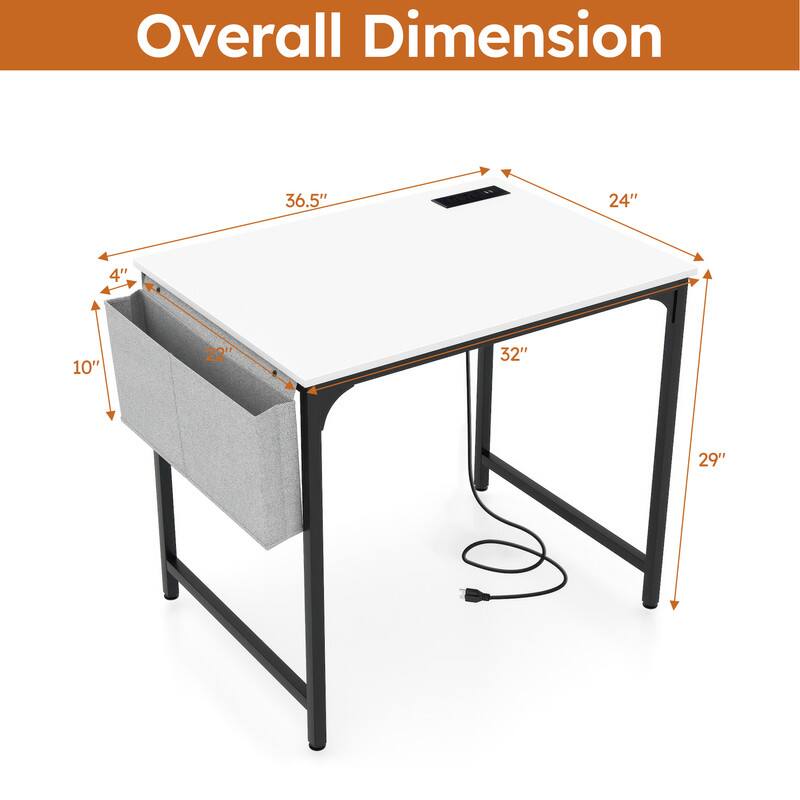 Overall Dimension: 36.5" x 24" x 4" x 10" x 22" x 32" x 29"