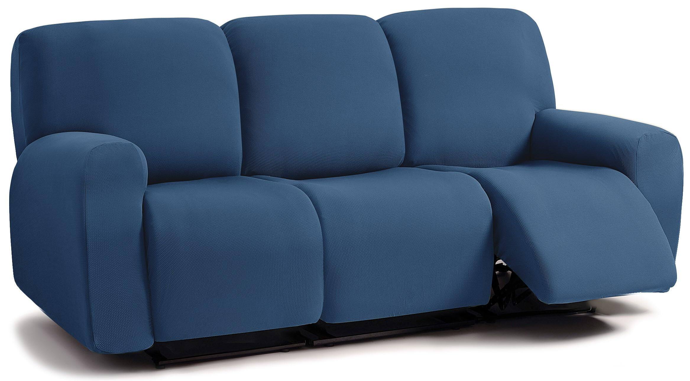 Blue 3 Seater Recliner Cover