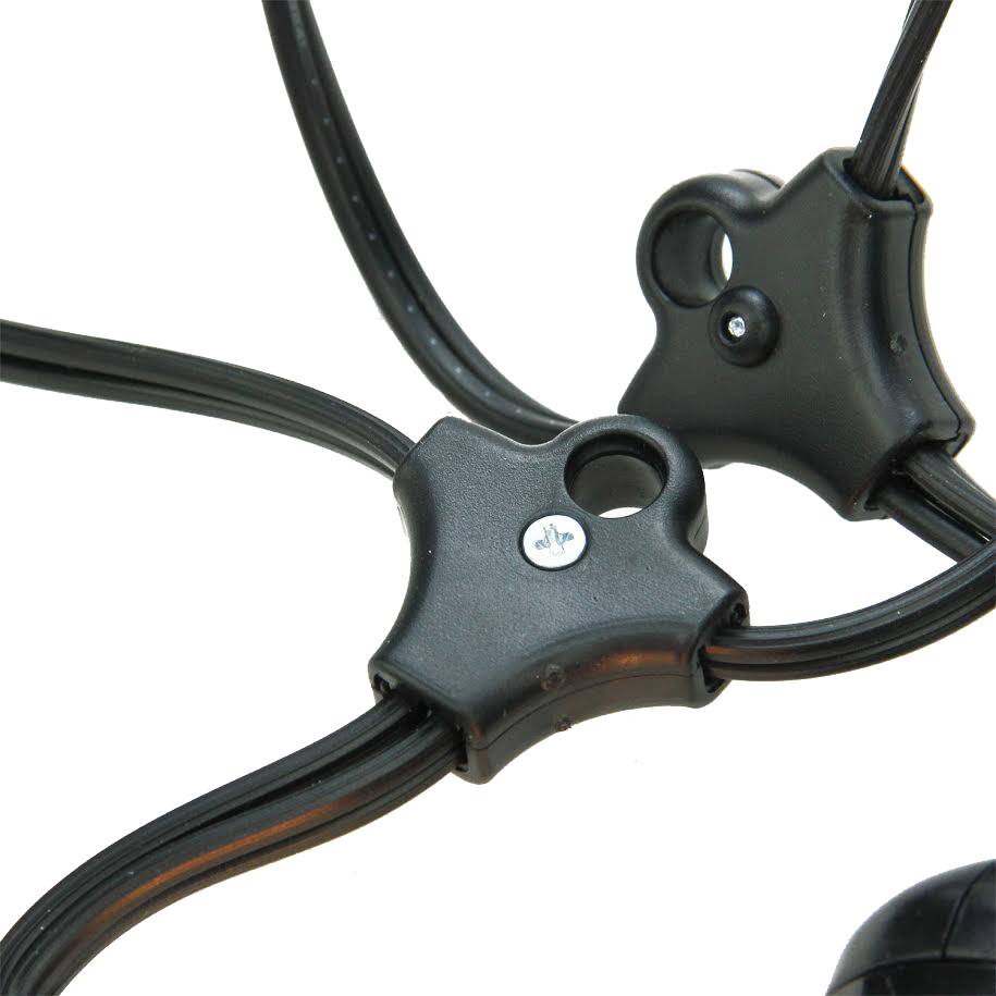 Alt View 2. Sienna - Commercial Grade Adjustable Drop Length Edison Bulb Patio Lights Clear - 21' Black Wire - 15ct - Clear.