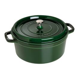 Staub - Cast Iron 7-qt Round Cocotte - Basil