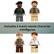 Includes 4 iconic movie-character minifigures