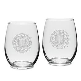Jardine - UC Irvine Anteaters Team 15oz. 2-Piece Stemless Wine Glass Set - Multicolor