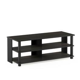 Furinno - Sully 3-Tier TV Stand for TV up to 48 - Espresso/Black