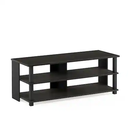 Front. Furinno - Sully 3-Tier TV Stand for TV up to 48 - Espresso/Black.