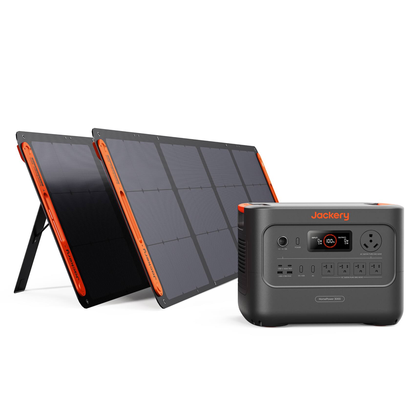 Jackery HomePower 3000 Portable Power Station (3072Wh) with Two
