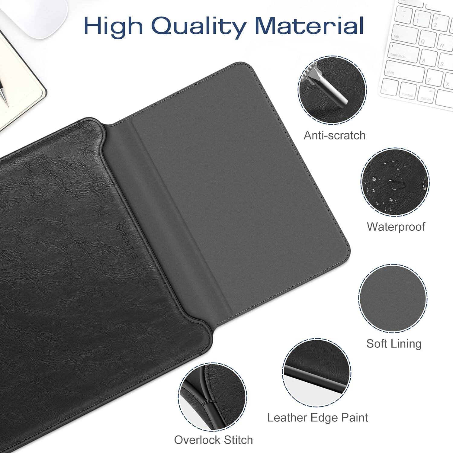High Quality Material

- Anti-scratch
- Waterproof
- Soft Lining
- Leather Edge Paint
- Overlock Stitch