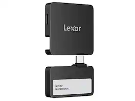 Lexar SL400 1TB Portable SSD with Hub - Black