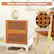Trendy Bohemian Style Nightstand Breathable Rattan Design