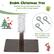 Stable Christmas Tree Realistic tree trunk & square metal stand to offer strong support Bolts are spare. If the tree is unstable, it can be fixed by bolts.