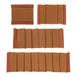 Unique Bargains - 1 Set Camera Bag Divider, Shockproof Protecting Camera Lens Bag Case Insert Partition Divider for Travel Photography - Brown