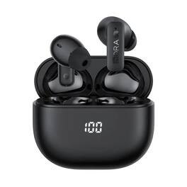 1HORA - AUT211 Premium Active Noise Cancelling Wireless Earbuds - Black