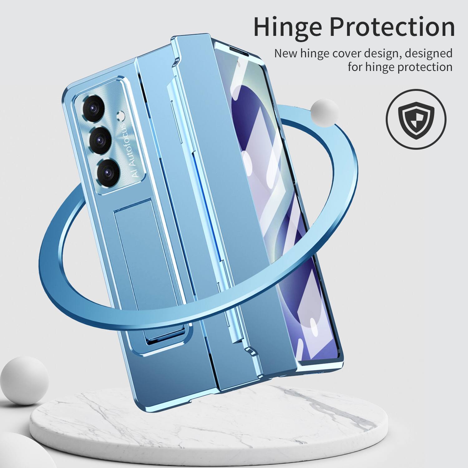 Hinge Protection  
New hinge cover design, designed for hinge protection  

AI Autofocus