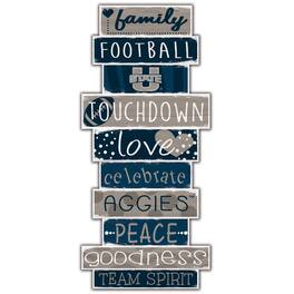 Fan Creations - Utah State Aggies 5'' x 24'' Celebrations Stack Sign - Multicolor