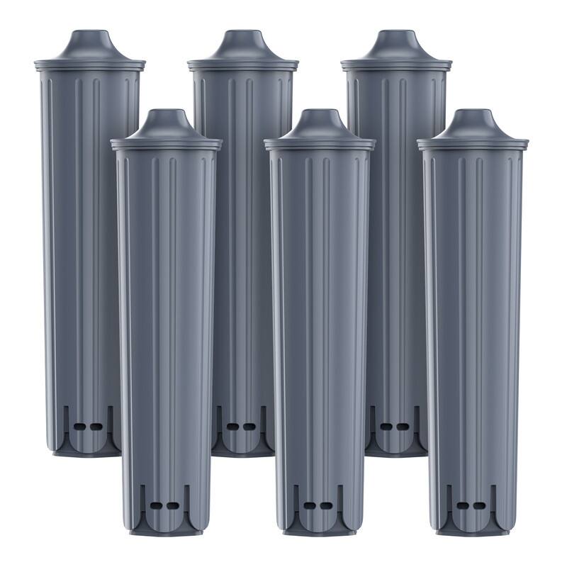 Front. GLACIER FRESH - GLACIER FRESH Water Filter Compatible with Jura 71794 Claris Smart+ Filter Cartridge, 6 Pack - Grayish black.