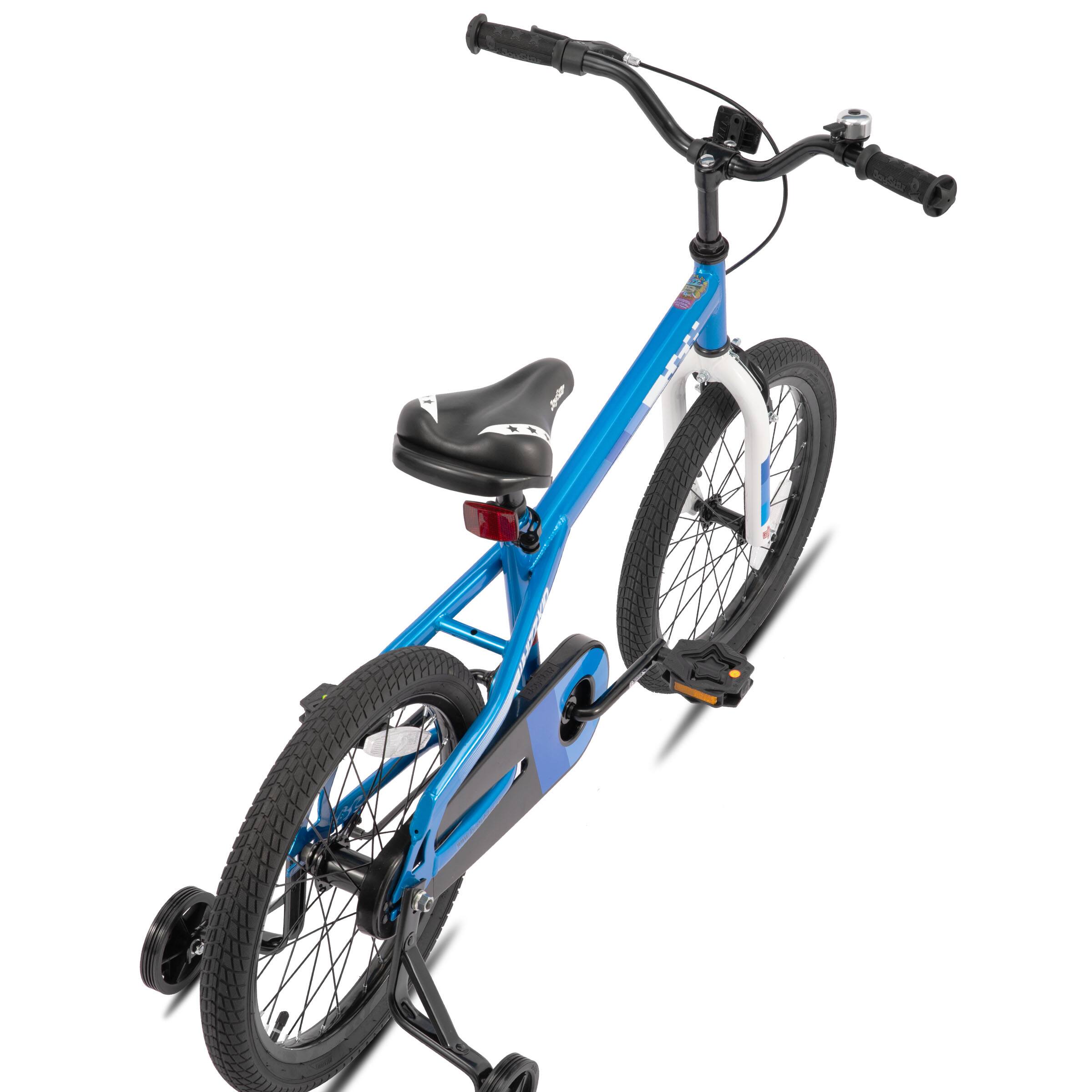 Alt View 2. JOYSTAR - Whizz 20" Kids Bike for Toddler & Kids Ages 7-13, BMX Style Boys Bike with Training Wheels, Children Bicycles, Blue - Blue.